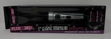 PlugGed In 1" Tourmaline Ceramic Bubble Curling Brush Curls