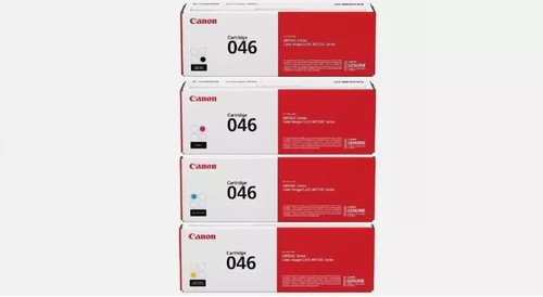 Canon 046 Toner Set BK/C/M/Y, Genuine, OEM, High Yield, 4-Pack, Sealed - Picture 6 of 7