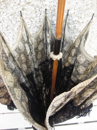 ANTIQUE DOUBLE EMBROIDERY UMBRELLA - Picture 5 of 24