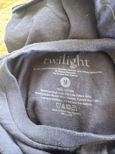 Camiseta Twilight Movie azul marino talla pequeña - Imagen 2 de 2