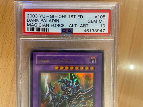 PSA 10 GM 2003 Dark Paladin MFC-105 Ultra Rare 1st ED YuGiOh Asian English Holo - Picture 4 of 10