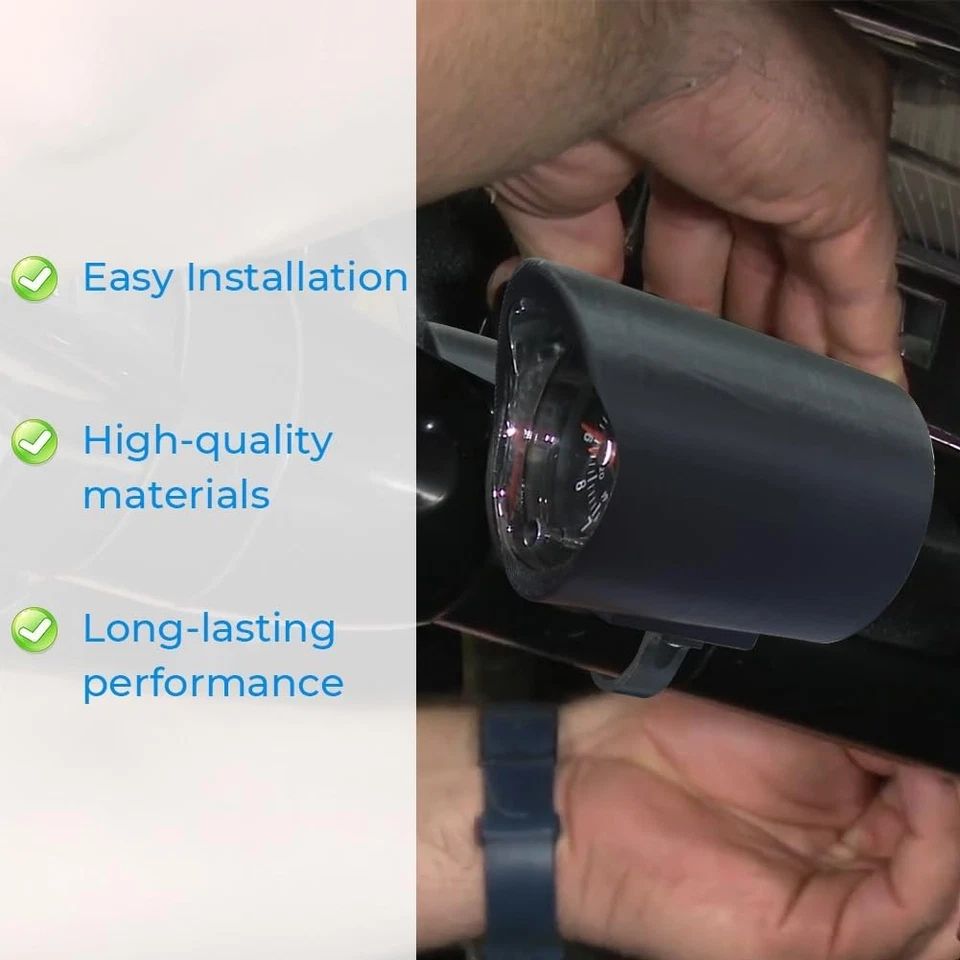 Paquete de rally de bajo perfil personalizado para Ford Mustang 1965 1966 autómetro 2 1/16" medidores Foto 4 de 4