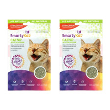 SmartyKat Catnip  35 g Natural Blend Cat Toy with Resealable, Pouch Pack of 2