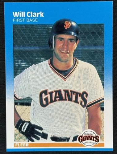 1987 Fleer - Will Clark #269 Glossy (RC)