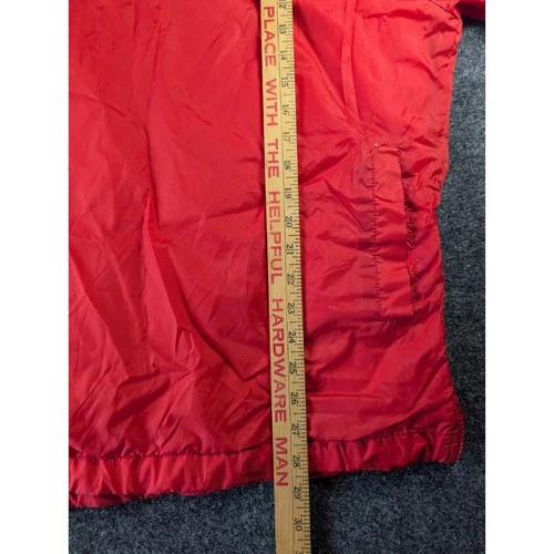 VTG Acadia Marine Corps League Men's Red Nylon Pullover Windbreaker Jacket L image 9