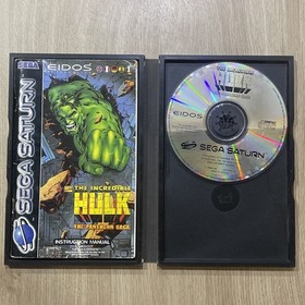 The Incredible Hulk: The Pantheon Saga - SEGA Saturn (PAL) Game Boxed w/ Manual