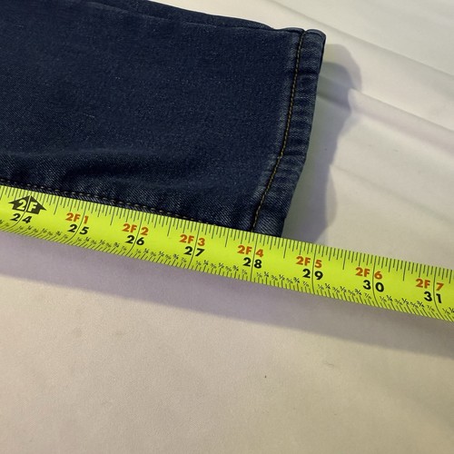 Markenlos Fleece-gefütterte Denim Jeans Herren Größe 30 Komfort Slim Mid-Rise Distressed - Bild 6 von 10