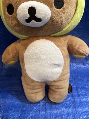 Rilakkuma mit grüner Melone Hut von San-x 13"H - Bild 3 von 6