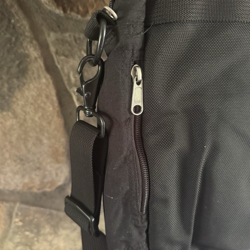 Vintage The North Face Black Canvas Messenger Bag Laptop Bag Briefcase RARE 2000 - 第 7/18 張圖片