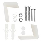 Toilet Seat Fixing Kit Fastener Bolt Universal Hinge Fixings Fasteners