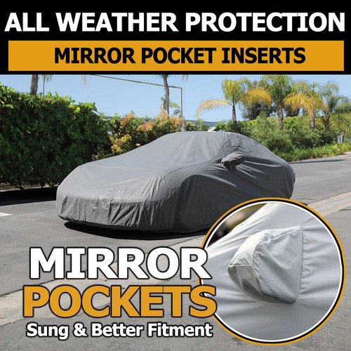 2007 2008 2009 2010 GMC ACADIA WATERPROOF CAR COVER W/MIRROR POCKET - Picture 12 of 14