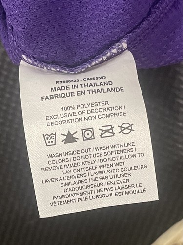 Authentic Anthony Davis “Lake Show” City Edition #3 Lakers Nike Jersey Size 52 - Picture 7 of 10