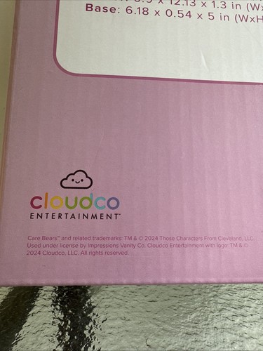 Care Bears Led Handheld Makeup Mirror, Share Bear New Sealed - Picture 11 of 12