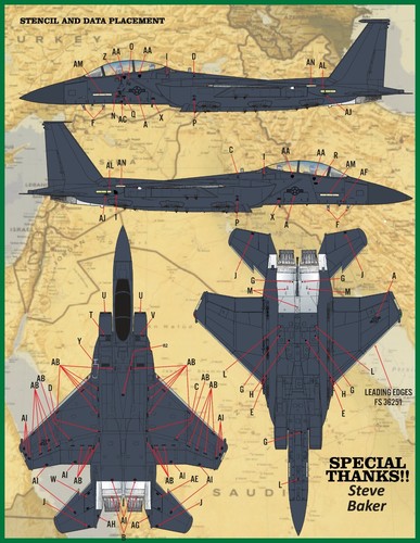 Furball 1/48 Decals F-15E AT War 4th Fighter Wing Drone Killers - 48-098 - Bild 5 von 6