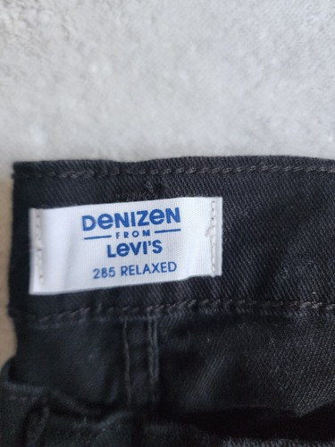 Denizen From Levis 285 Relaxed Fit Straight Leg Pants Mens 34x32 Black Mid Rise - Bild 5 von 5