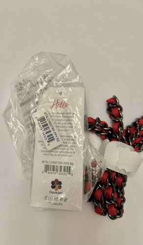 Lug Borsetta Cinghia Catena Rosso Papavero Nuova Con Etichette - Foto 2 di 4