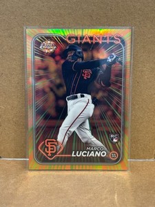 2024 Topps Chrome - Radiating Rookies Marco Luciano #RR-5 (RC) SF Giants