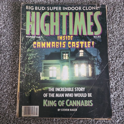 HIGH TIMES MAGAZINE MARCH 1987 #139 ALEX GREY PSYCHEDELIC ART