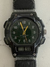 Casio Illuminator Forester Men's 100M WR Wristwatch 2319 FT-610 Green Case Strap
