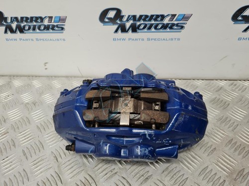 BMW Passeggero Sinistro Anteriore M Performance 340mm Brembo Blu Freno 1 2 3 4 Serie - Foto 5 di 11