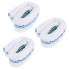 3 Pcs Microfiber Window Scrubber Replacement Head 13.78 Inch Blue/Green/White