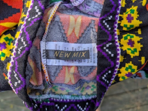 Leggings By NEW MIX Donna Taglia Unica (S/M) NUOVI Multicolore Morbido Motivo Digitale - Foto 5 di 6