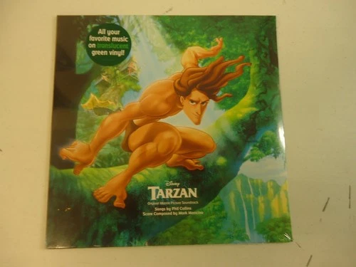 Disney's Tarzan (Original Soundtrack) LP (2023) NEW Green Vinyl Shrink Wrap Tear