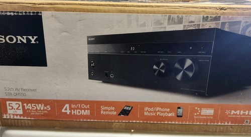Sony STR-DH550 725w 5.2 Channel 4K AV HDMI Home Theater Surround Stereo Receiver - Picture 2 of 15