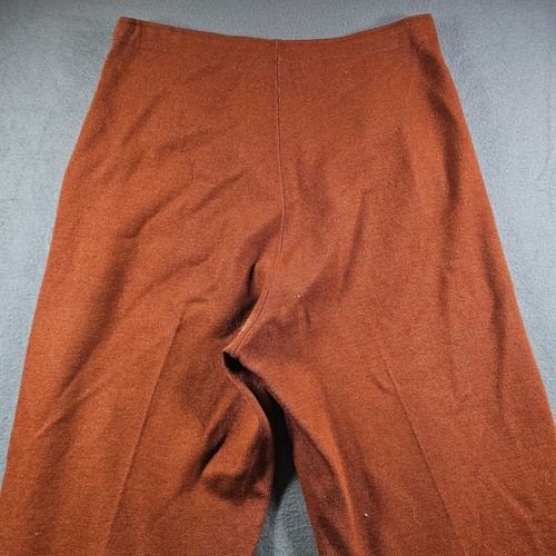 VINTAGE 1930s Wool Burgundy Sweat Pants Talon Zipper True Vintage Size 32x30 - Picture 14 of 17
