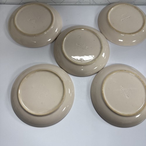 Set of 5x Pfaltzgraff Sunrise Salad Plates Stoneware 6-7/8” Blue Pink Vintage - Picture 12 of 12