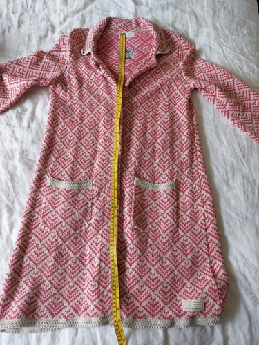 Odd Molly Longline Pink Cotton Knit Cardigan Jacket Size 3 (UK 14-16) - Picture 16 of 17