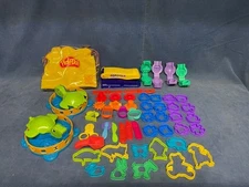 Play-Doh Accessories Tools Cutters Shapes Stamps Press 50+ Pieces