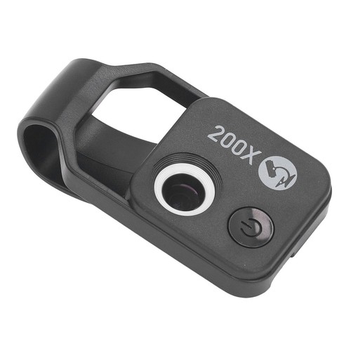200X Mikroskop telefoniczny Czarny Przenośna ładowarka USB 110mah Z filtrem CPL CH - Zdjęcie 15 z 24