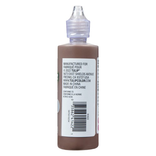 TULIP Puff Paint Slick Brown, 4 Fl Oz (Pack 4 of 1), SHINY BROWN - Picture 2 of 8