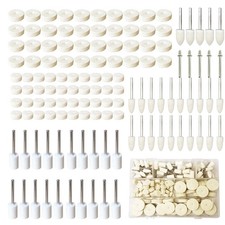 Woohome 150 PCS Polishing Bits Kit 5 Style Polishing Buffing Wheels Wool Felt...