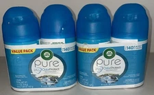 4 Air Wick Automatic Spray Refill / Fresh Waters / Fits Glade Automatic Sprayer