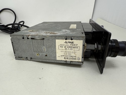 Vintage Alpine 7347 Lamborghini Countach Kassettendeck Autoradio *FOR PARTS/REPAIR - Bild 11 von 20