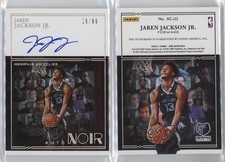 2020-21 Panini Noir Auto Noir Color /99 Jaren Jackson Jr #AC-JJJ Auto