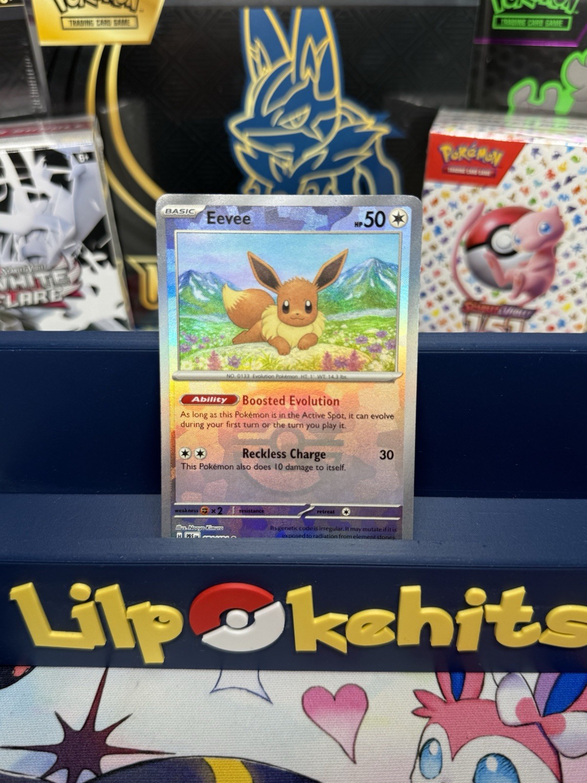 Pokémon Eevee Prismatic Evolutions Masterball 074/131 NM/M Condition