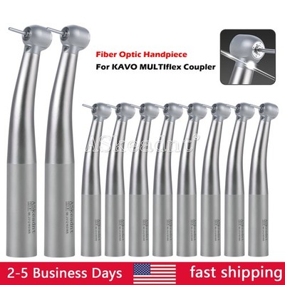 1-10 Dental High Speed Handpiece Fiber Optic For KaV MULTIflex Ceramic Bearing