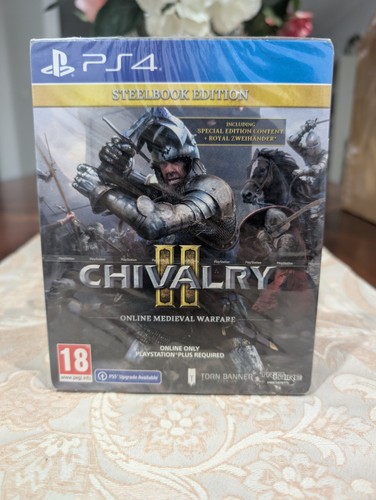 Chivalry II 2 - Steelbook Edition - Sony Playstation 4 - SEALED, BRAND NEW