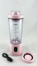 Ambiano Portable Blender On The Go, 7.4V 2000mAh 8.5oz Model SX-JR07 - Pink