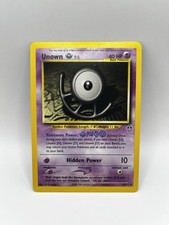 Pokémon TCG Unown [U] Card Neo Discovery 1st Edition Uncommon Card 51/75