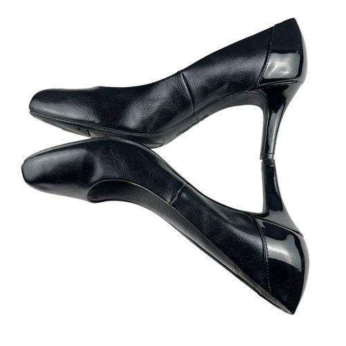 LifeStride Women's Lively Pumps Size 8.5 M Black Faux Leather Stiletto Heels - Picture 7 of 12