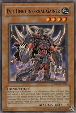 Evil Hero Infernal Gainer DP06-EN007 Unlimited Near Mint Common