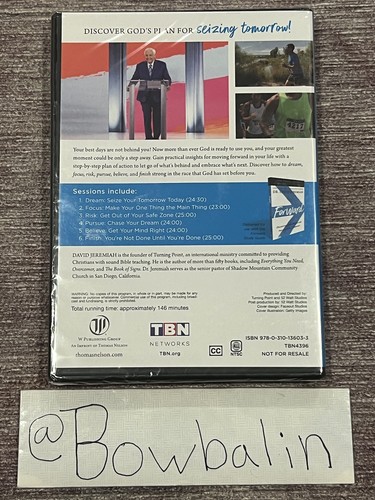 Dr. David Jeremiah Forward ( Widescreen R1 DVD , 2021 ) Brand New & Sealed ! - Picture 3 of 4