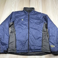 Mountain Hardwear Compressor Puffer Jacket Primaloft Outdoor Gorpcore Blue Large