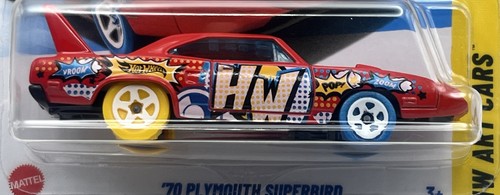 Hot Wheels 2025. 70 Plymouth Superbird RED. 7/10 #87 HW Art Cars NEW HYX96 - Picture 3 of 7