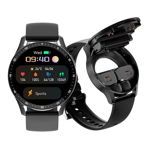 Smartwatch Verdadero Inalámbrico Bluetooth Auriculares Kit 2 en 1 Reloj Inteligente con Auriculares - Imagen 18 de 22