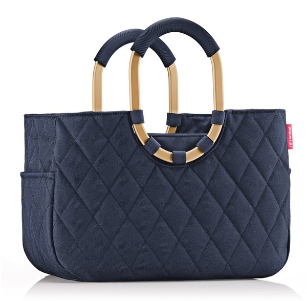 Reisenthel Tasche Einkaufskorb Loopshopper M Rhombus Midnight Gold OS4111-image